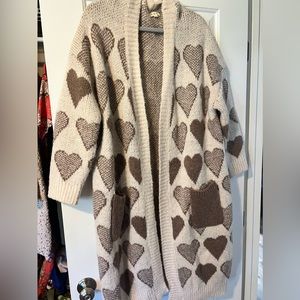 POL Duster Cardigan size Large NWOT